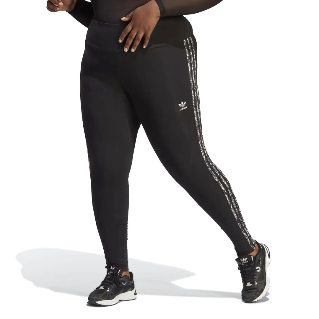 adidas - Damen 3-Streifen Print Leggings (Plus Size) (IB8795)