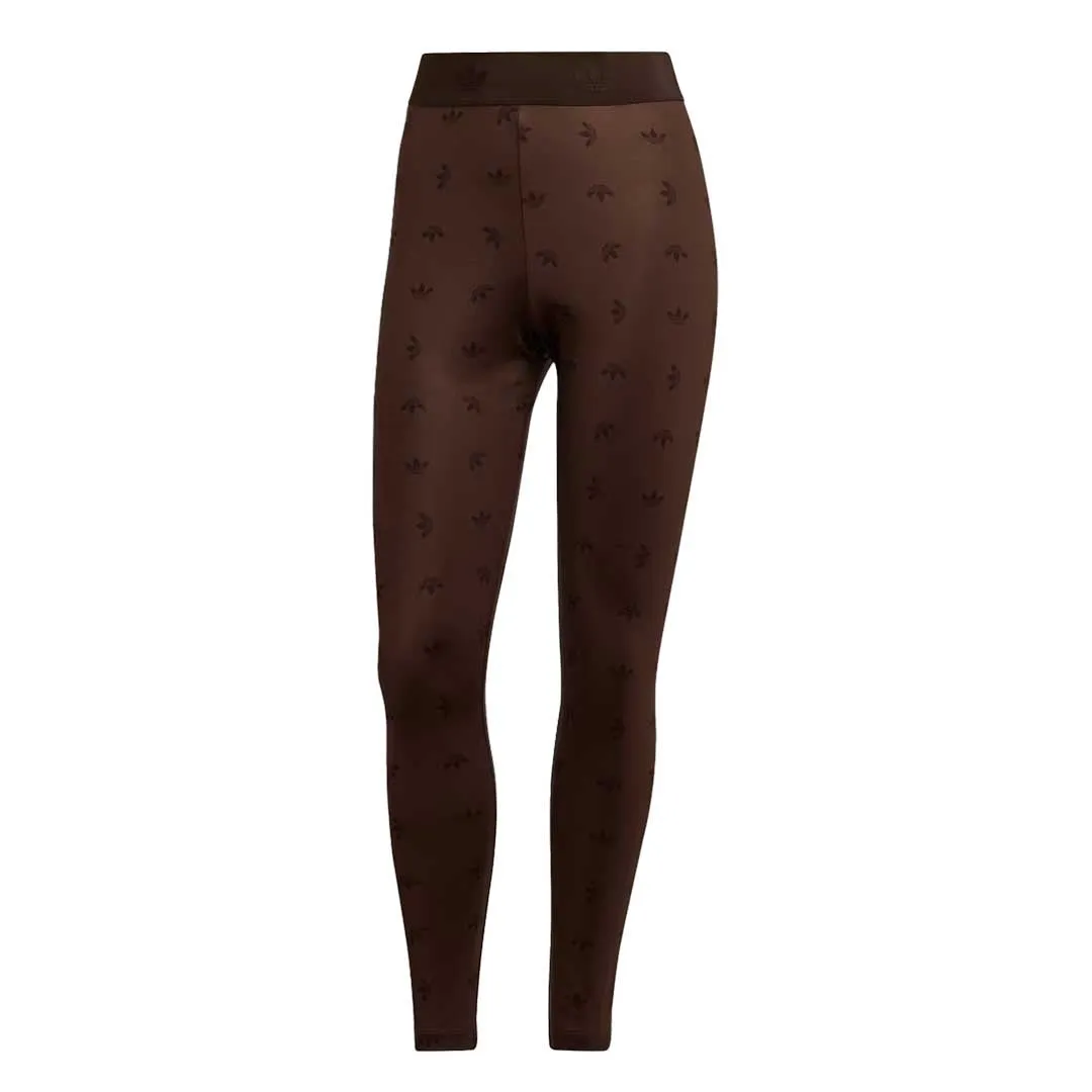 adidas - Damen 7/8-Hochtaillierte Allover-Print-Leggings (HL9150)