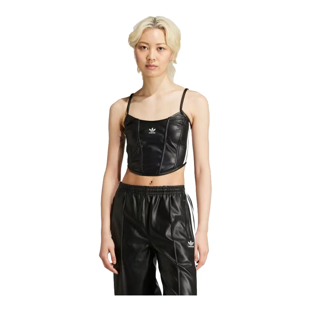 adidas Damen Adicolor Firebird Kunstleder Korsett Adidas