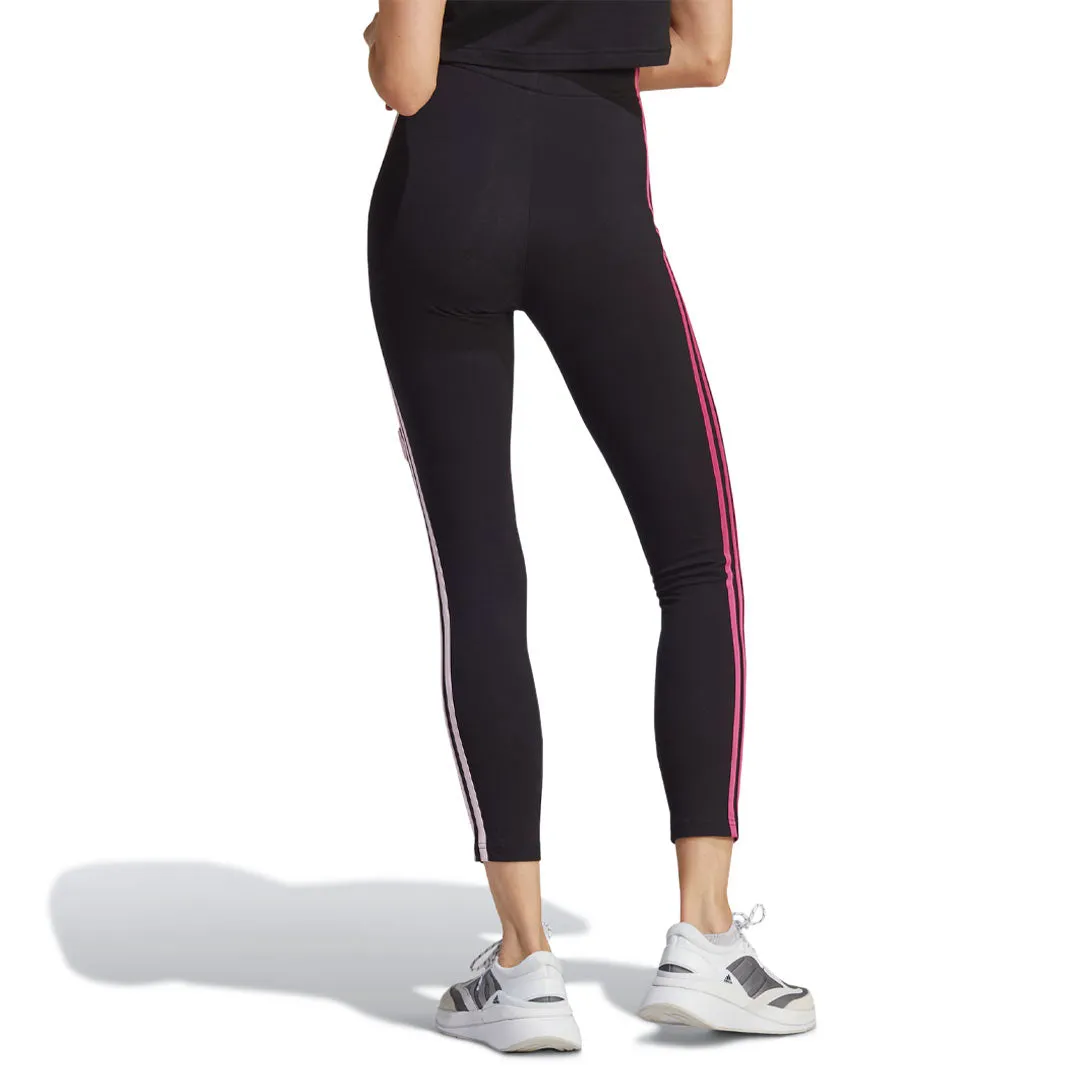 adidas - Damen Leggings mit Chenille-Blumenapplikationen und 3 Streifen (IC0004)