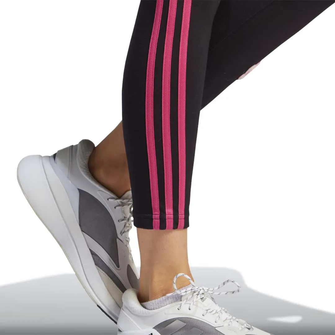 adidas - Damen Leggings mit Chenille-Blumenapplikationen und 3 Streifen (IC0004)
