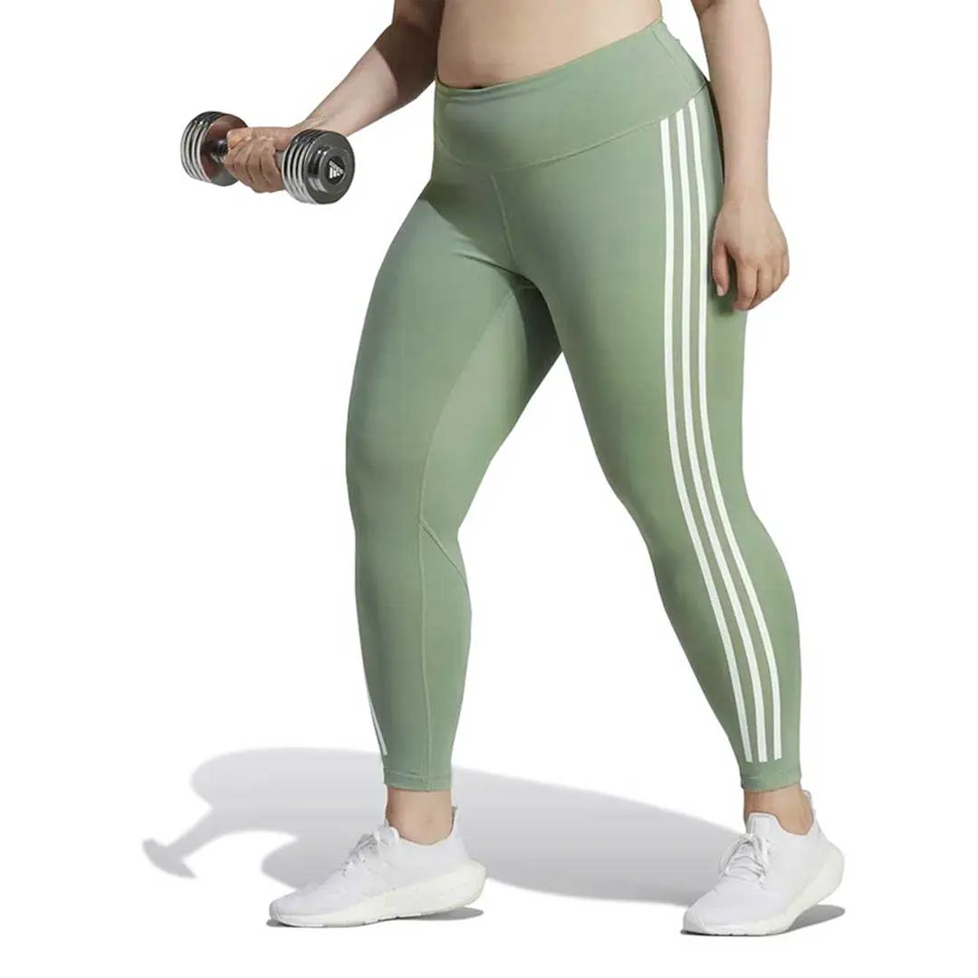 adidas - Damen Optime Trainicons 3-Streifen 7/8 Leggings (Plus Size) (HR5454)