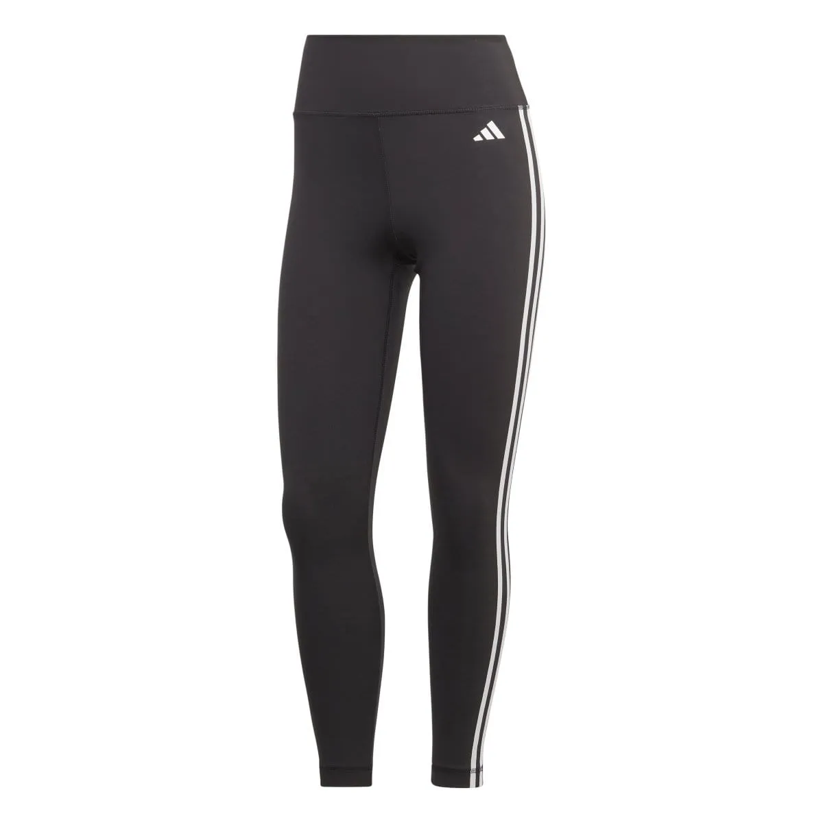 ADIDAS DAMEN TRAIN ESSENTIALS 3-STRIPEN HOCHTAILLIERTE 7/8 SCHWARZE LEGGINGS