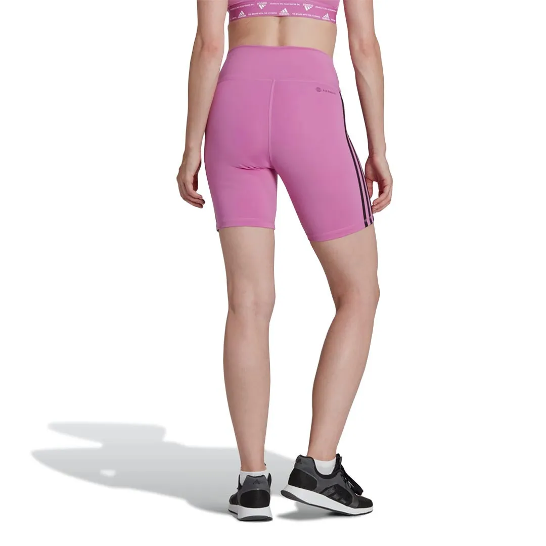 adidas - Damen Trainings-Essentials 3-Streifen High Waist Biker Shorts (HK9961)