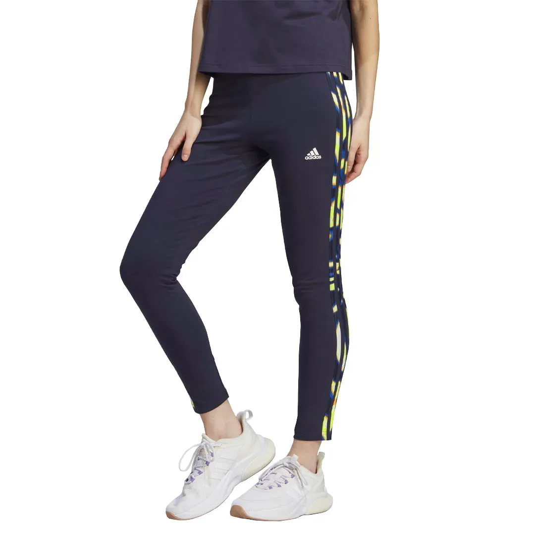 adidas - Damen Leggings mit lebhaftem Druck und 3 Streifen (IL5867)