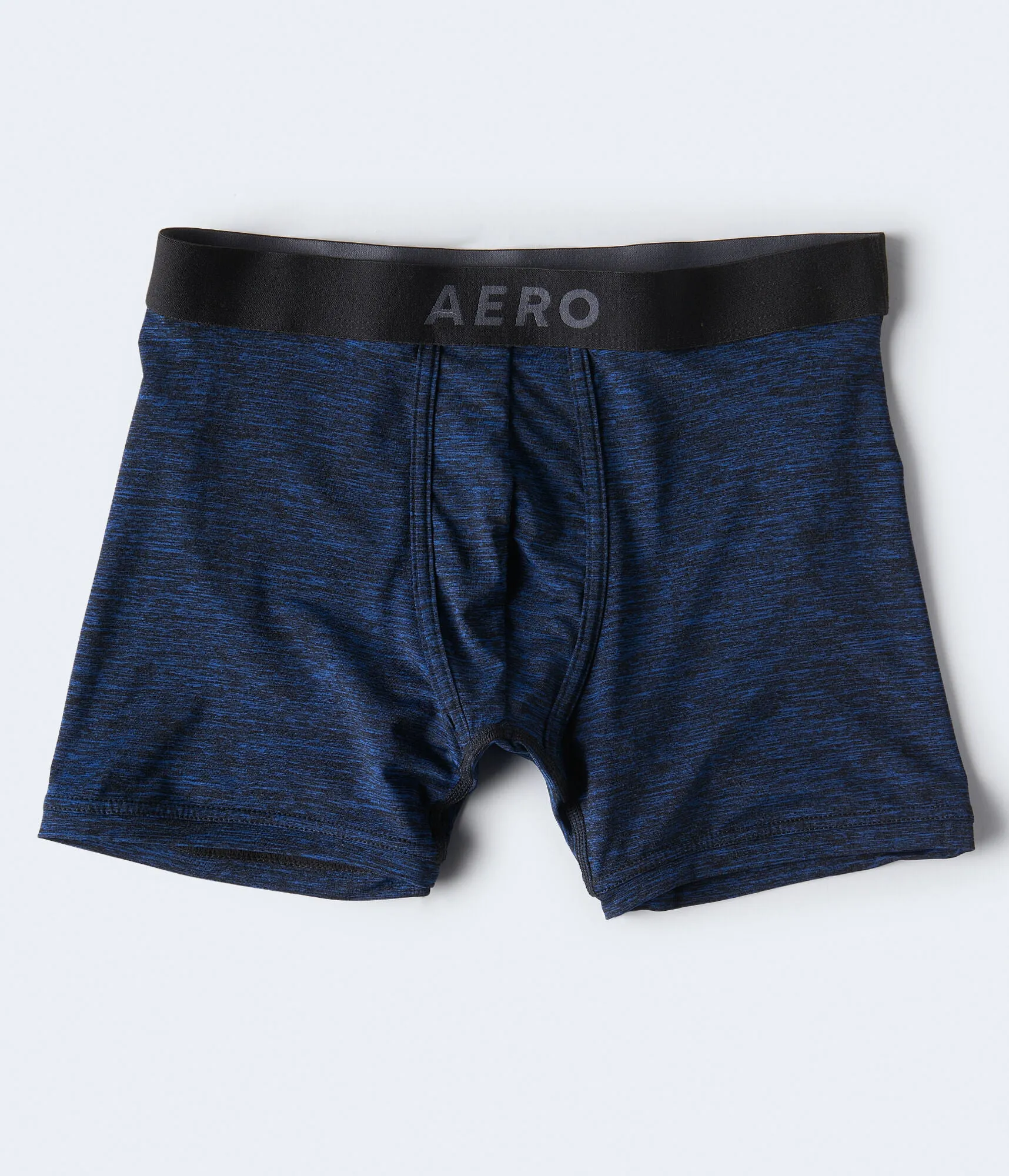 Aeropostale Herren Space-Dyed Performance Boxershorts - Blau - Größe XS - Polyester - Teen Mode & Bekleidung Sterling Blau Aeropostale
