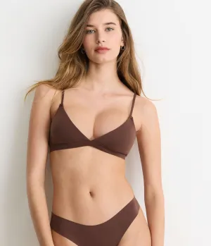 Aeropostale Damen 'Seriously Soft Smooth Triangle' Bralette - Dunkelbraun - Größe XL - Nylon - Teen Mode & Bekleidung Henna Aeropostale