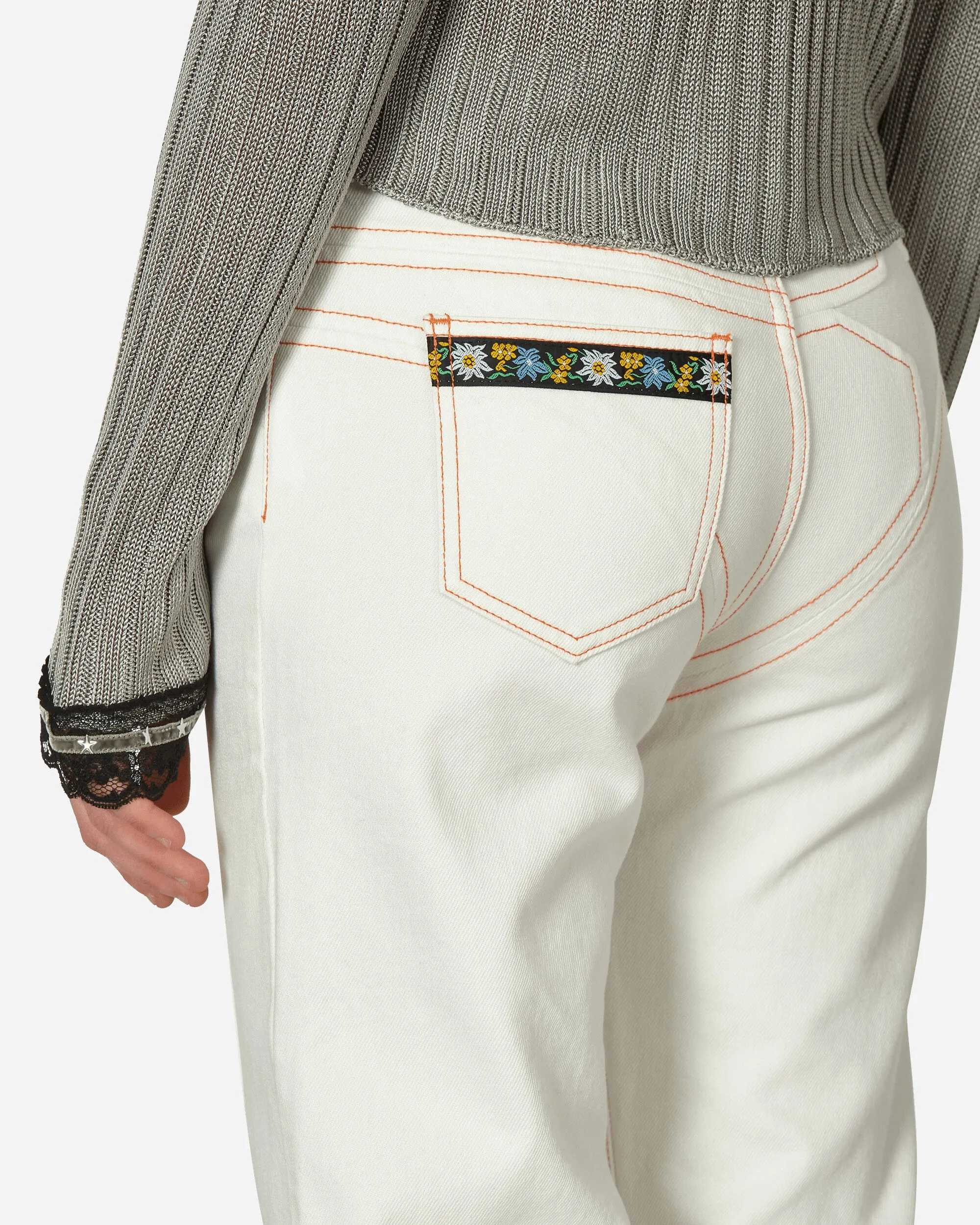 Amanda Low Waisted Jeans Weiß