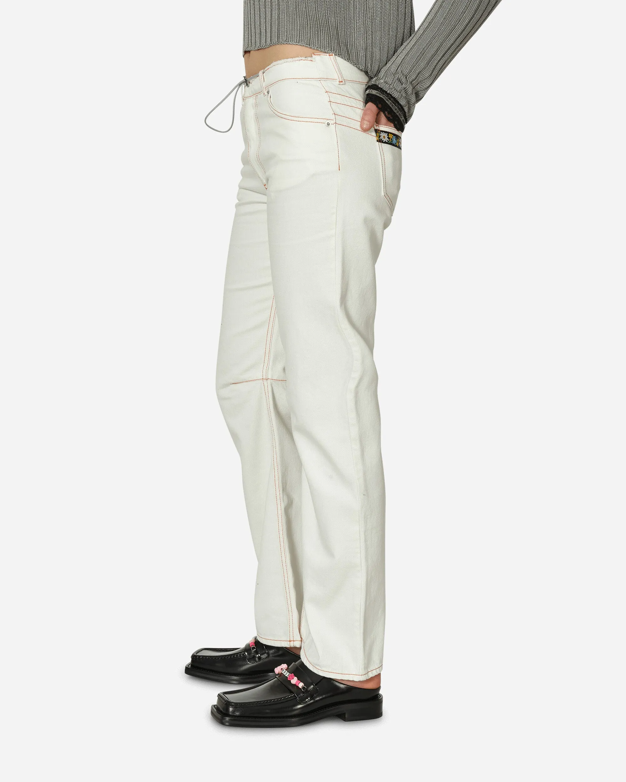 Amanda Low Waisted Jeans Weiß
