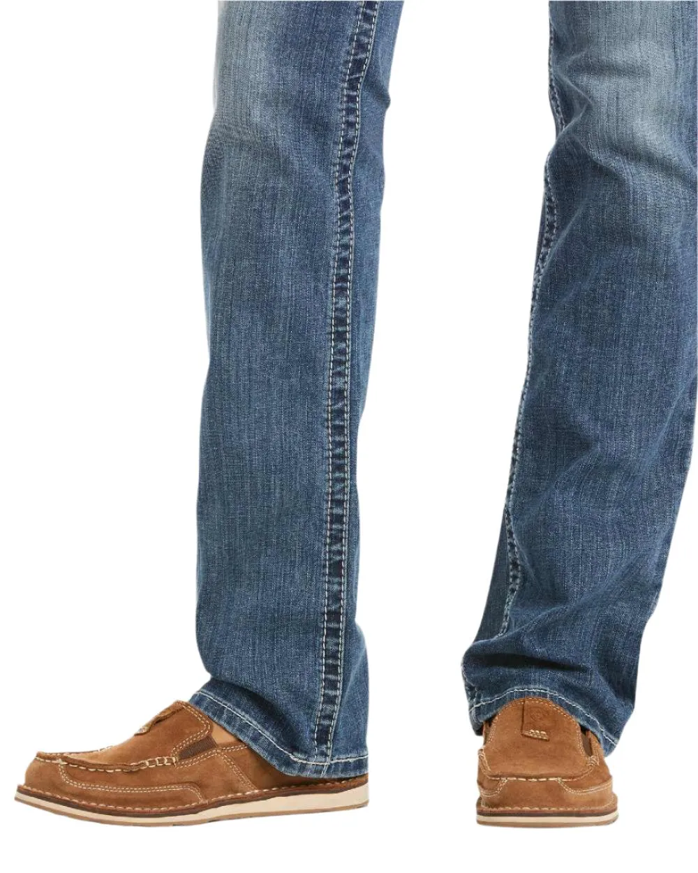 Ariat Damen Real Mid Rise Icon Stackable Straight Leg Jeans Ariat Kleidung