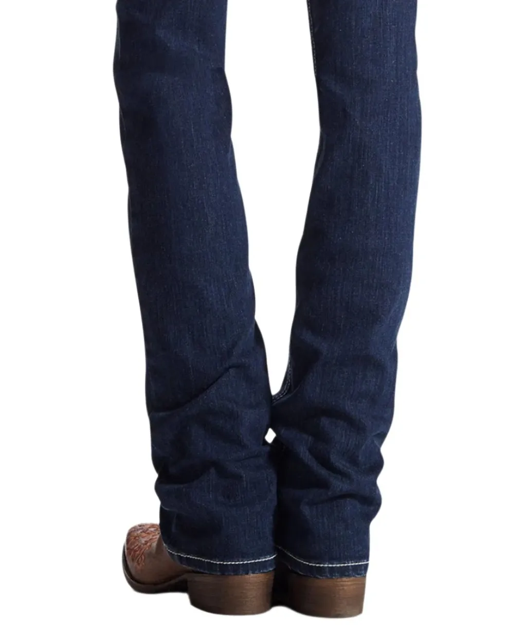 Ariat Damen Real Mid Rise Icon Stackable Straight Leg Jeans Ariat Kleidung