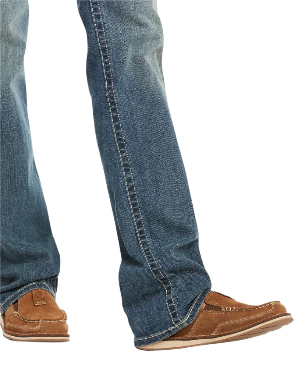 Ariat Damen Real Mid Rise Icon Stackable Straight Leg Jeans Ariat Kleidung