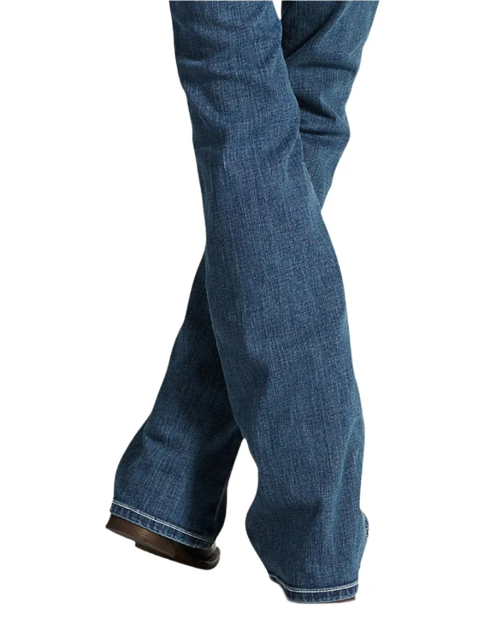 Ariat Damen Real Mid Rise Stretch Whipstitch Bootcut Jeans Ariat Kleidung