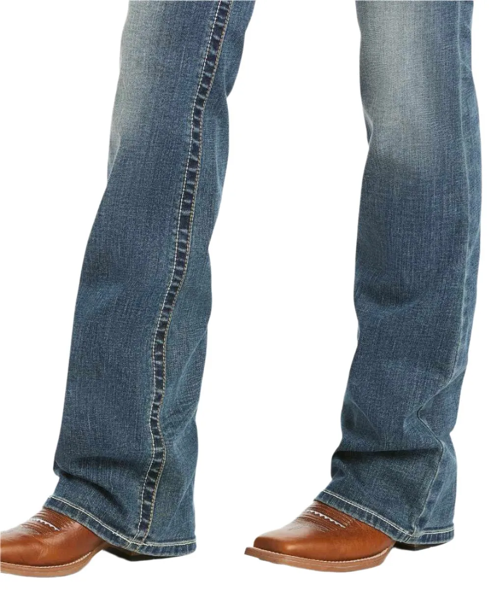 Ariat Damen Real Mid Rise Stretch Whipstitch Bootcut Jeans Ariat Kleidung