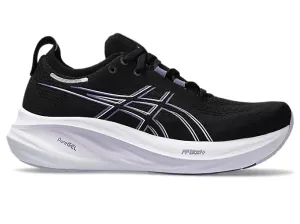 Asics Damen Gel Nimbus 26 - Schwarz/Staubiges Lila (1012B601-003) Asics Laufschuhe
