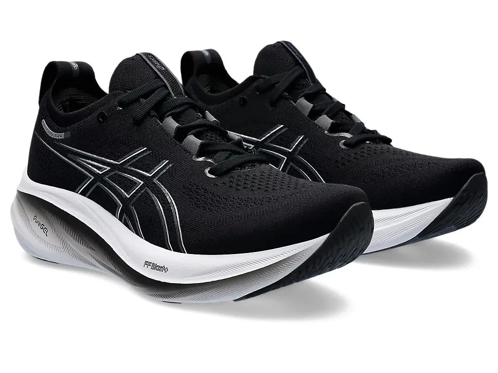 Asics Damen Gel Nimbus 26 - Schwarz/Grafitgrau (1012B601-001) Asics Laufschuhe