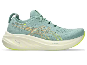 Asics Damen Gel Nimbus 26 - Hell Celadon/Sicherheitsgelb (1012B601-301) Asics Laufschuhe