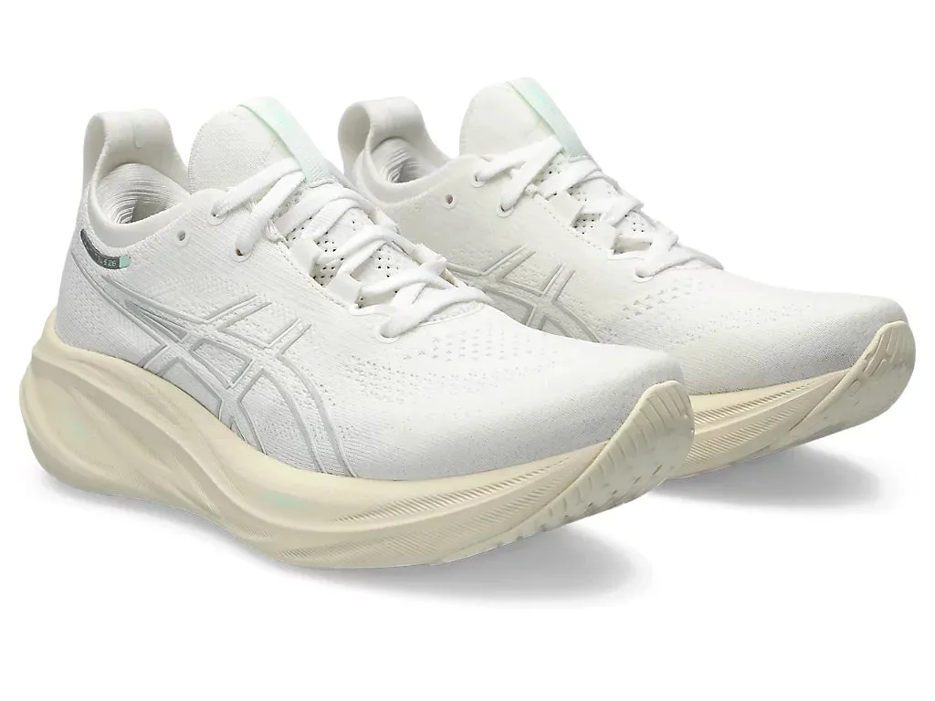 Asics Damen Gel Nimbus 26 - Weiß/Weiß (1012B601-101) Asics Laufschuhe