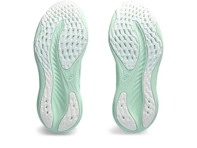 Asics Damen Gel Nimbus 26 Wide - Mint Tint/Pale Mint (1012B602-300) Asics Laufschuhe