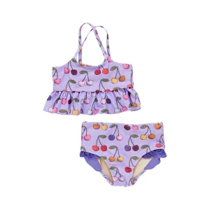 Baby Joy Tankini - Lavender Cherry by Pink Chicken