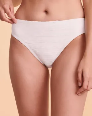 Bandeau-Bikini-Hipster in Weiß