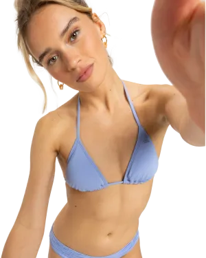 Beach Classics Tiki Tri Bikini-Oberteil in Grapemist