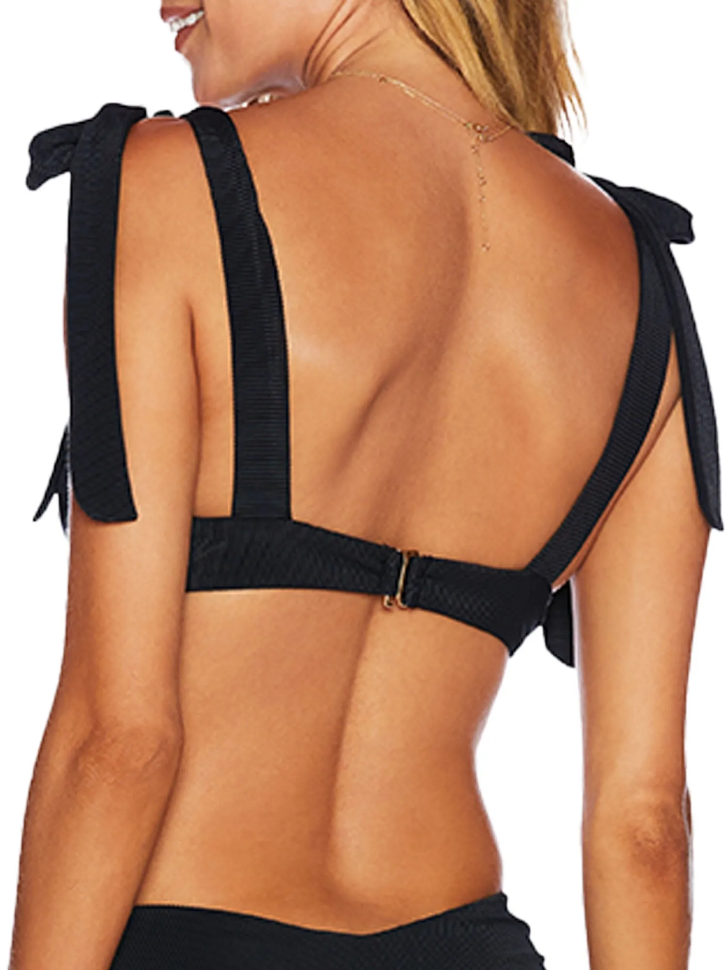 Beach Riot Damen Blair Bindung Schulter Bikini Oberteil