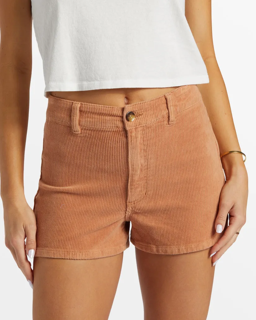 Billabong Free Fall Cord Shorts - Toffee