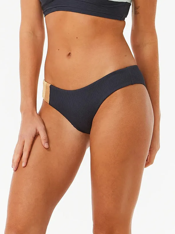 Block Party Spliced Cheeky Coverage Bikini-Boden (Vergangene Saison)