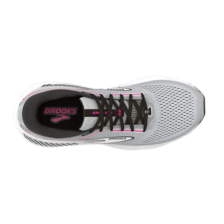 Brooks Damen Ariel GTS 23 - Grau/Schwarz/Rosa (1203901B078) Brooks