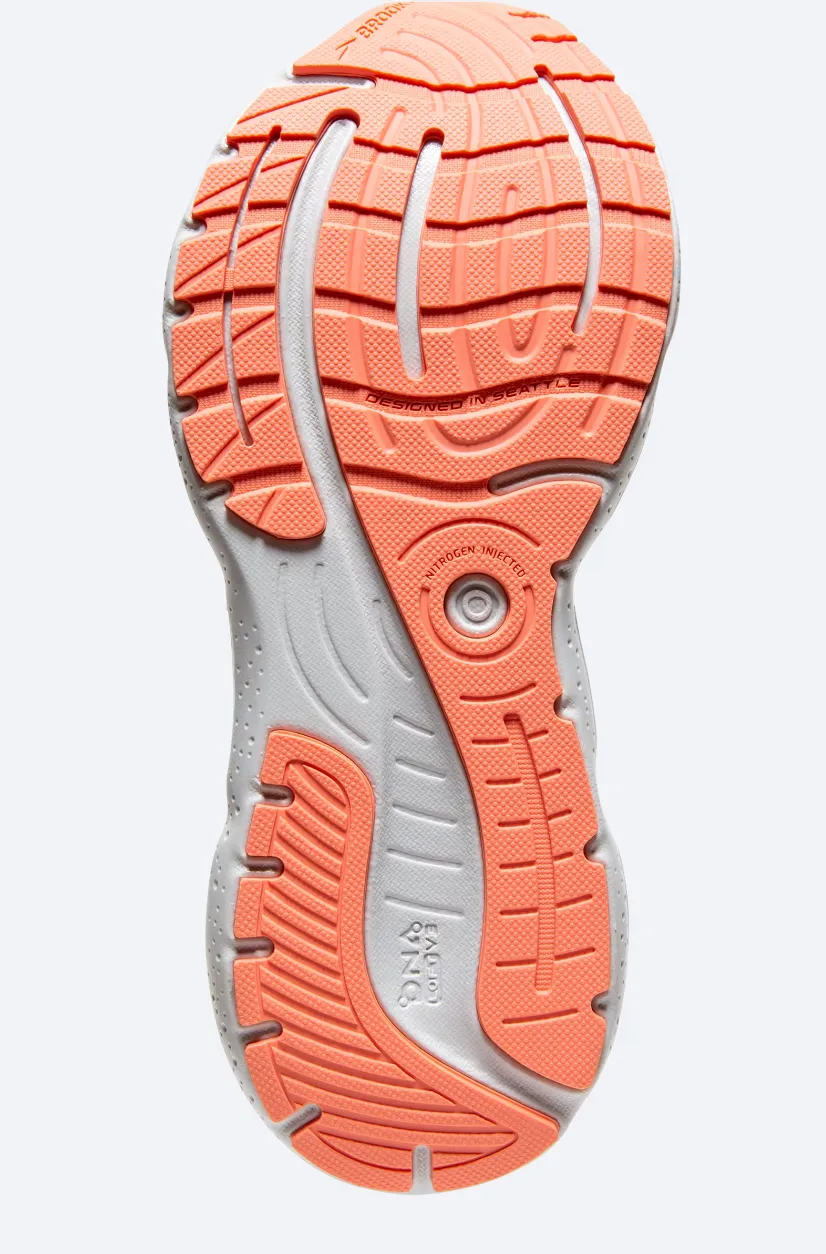 Brooks Damen Glycerin 20 Weit - Auster/Latigo Bay/Koralle (1203691D061) Brooks