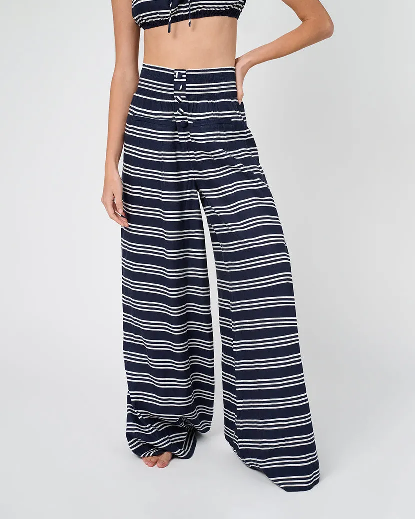 Knopfvorderer Palazzo-Hose
