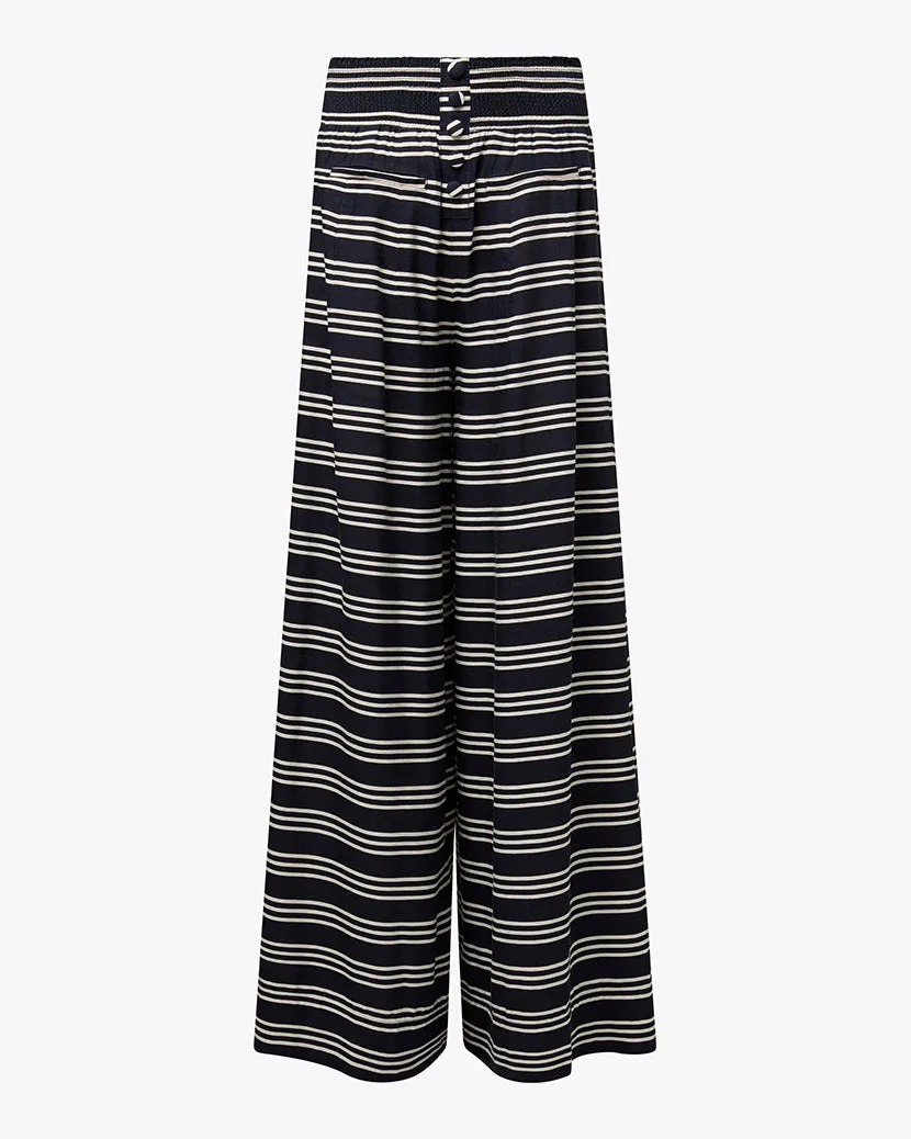 Knopfvorderer Palazzo-Hose