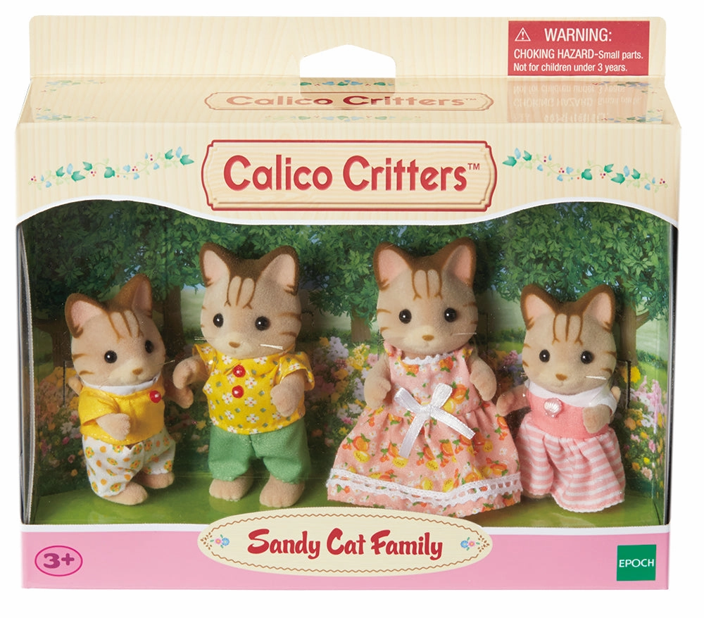 Calico Critters - Sandy Cat Family