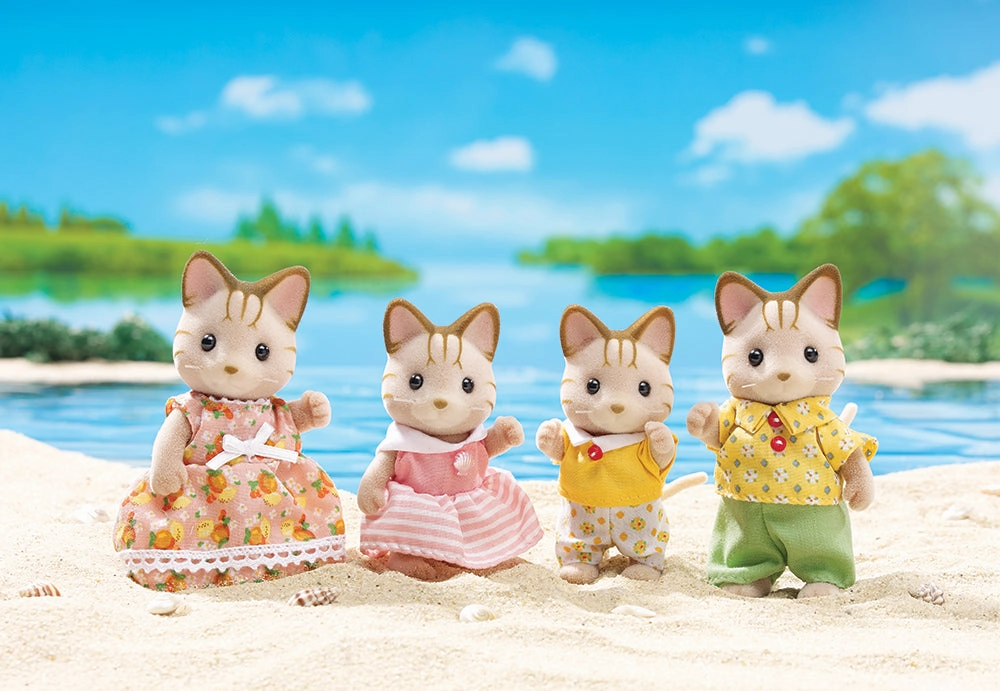 Calico Critters - Sandy Cat Family