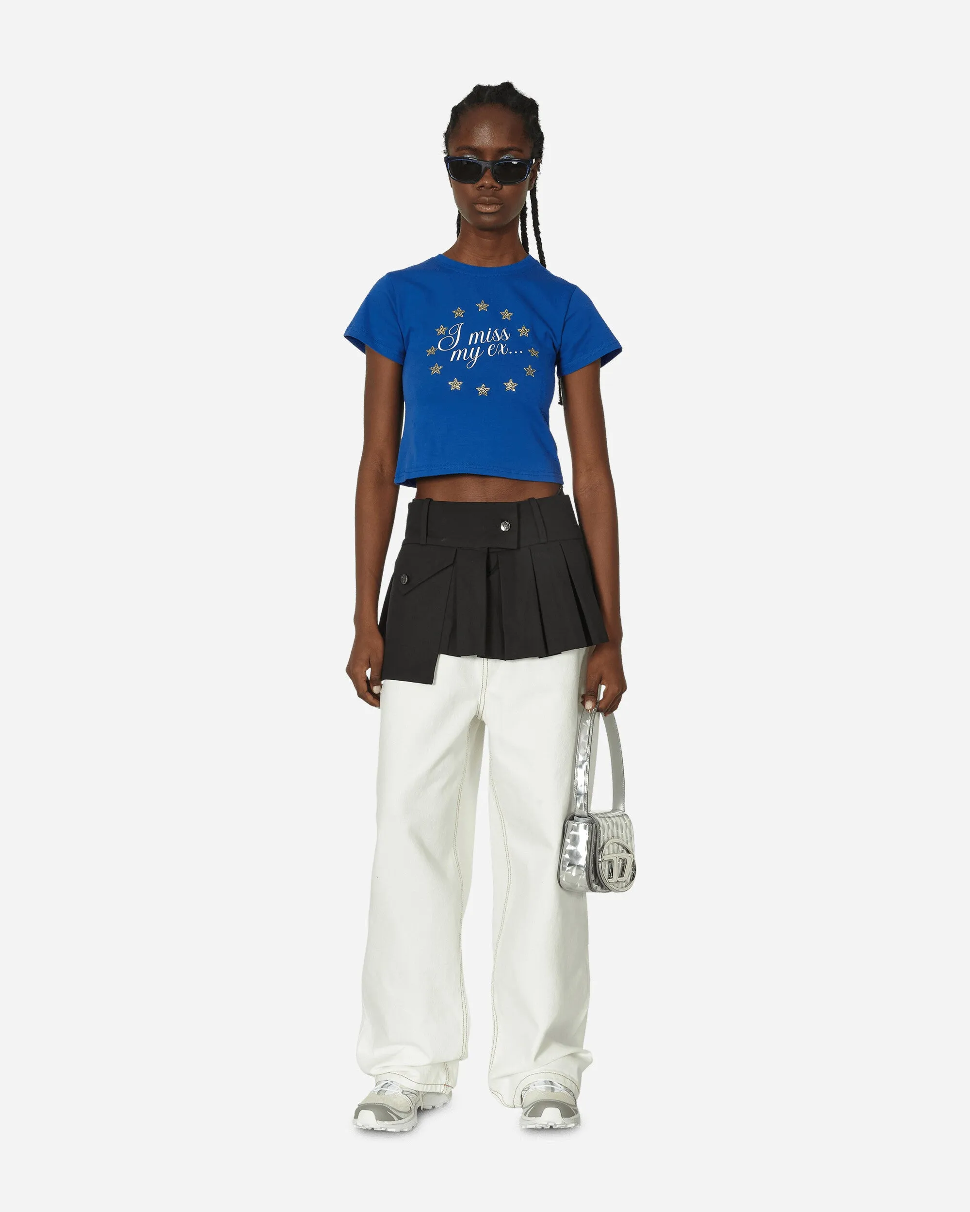 Canvas Baggy Jeans in Creme