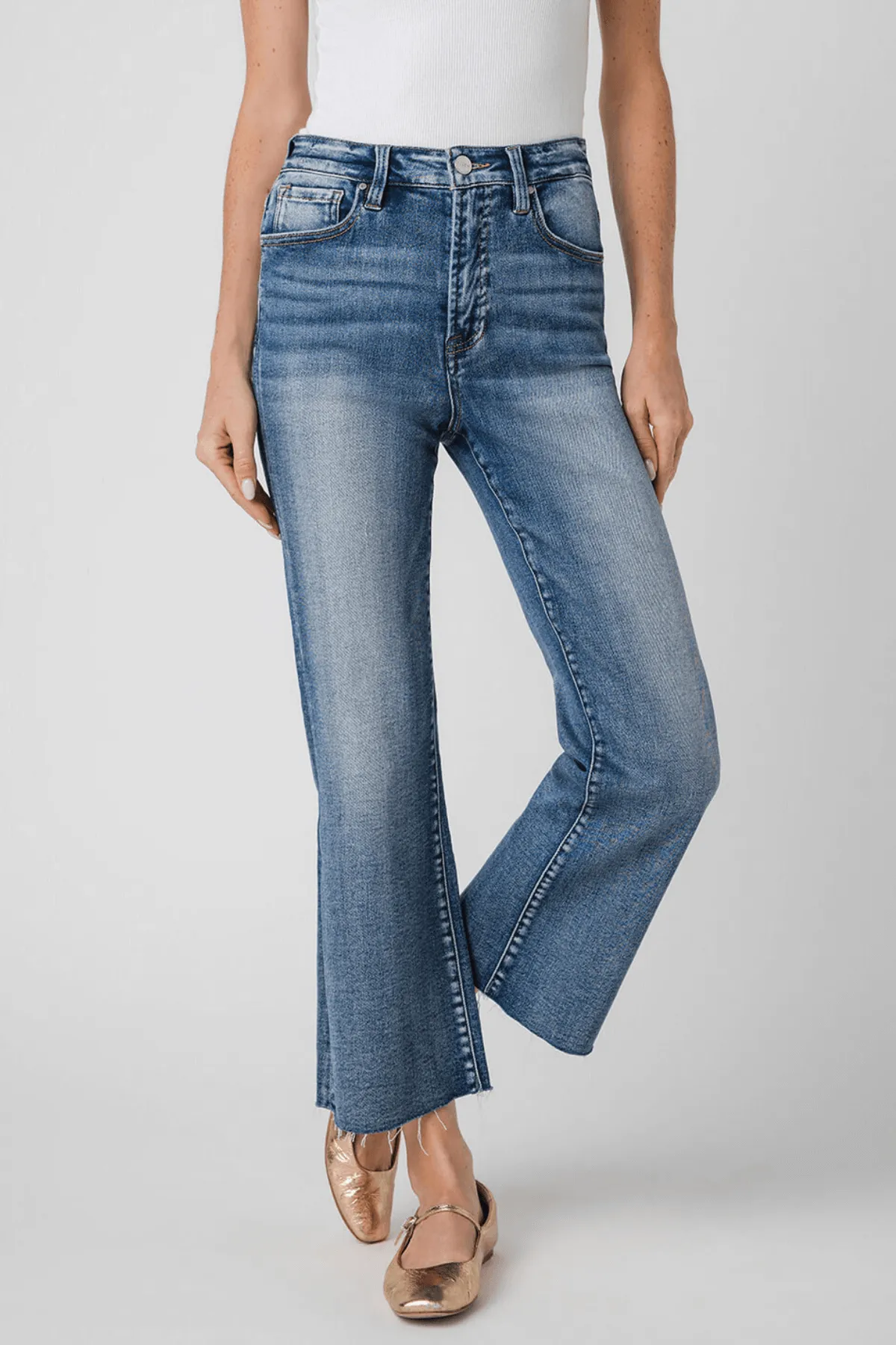 Bekleidung Risen Jeans Risen Cora High Rise Kick Flare Jeans