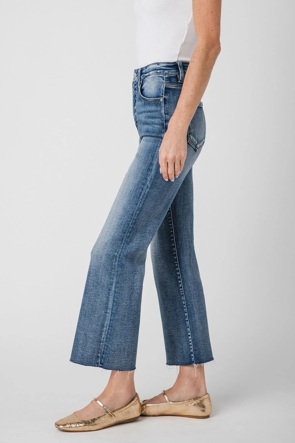 Bekleidung Risen Jeans Risen Cora High Rise Kick Flare Jeans