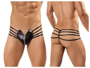 Clothing_Candyman_Mens Underwear CandyMan 99140 Thong Color Black