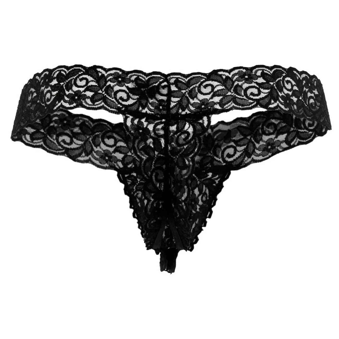 Bekleidung_Candyman_Herrenunterwäsche CandyMan 99315 Peek a Boo Tangas Farbe Schwarz