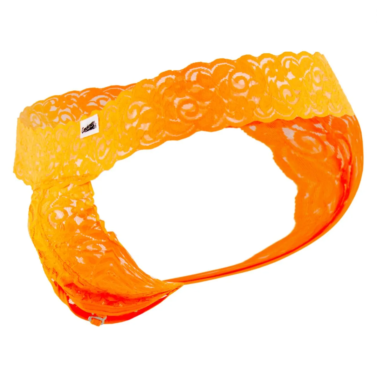 Bekleidung_Candyman_Herrenunterwäsche CandyMan 99315X Guck-Guck-Spitzen-Tangas Farbe Knallorange