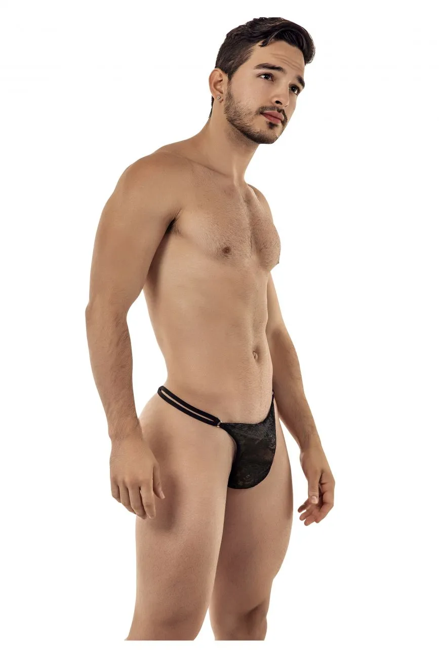 Bekleidung_Candyman_Herrenunterwäsche CandyMan 99421 Spitzen-G-String Tangas Farbe Schwarz