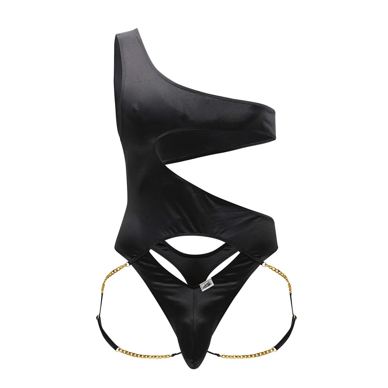 Bekleidung_Candyman_Herrenunterwäsche CandyMan 99597X Ein-Schulter-Body Farbe Schwarz