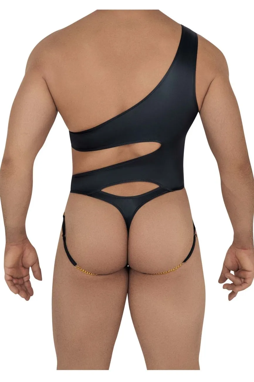 Bekleidung_Candyman_Herrenunterwäsche CandyMan 99597X Ein-Schulter-Body Farbe Schwarz