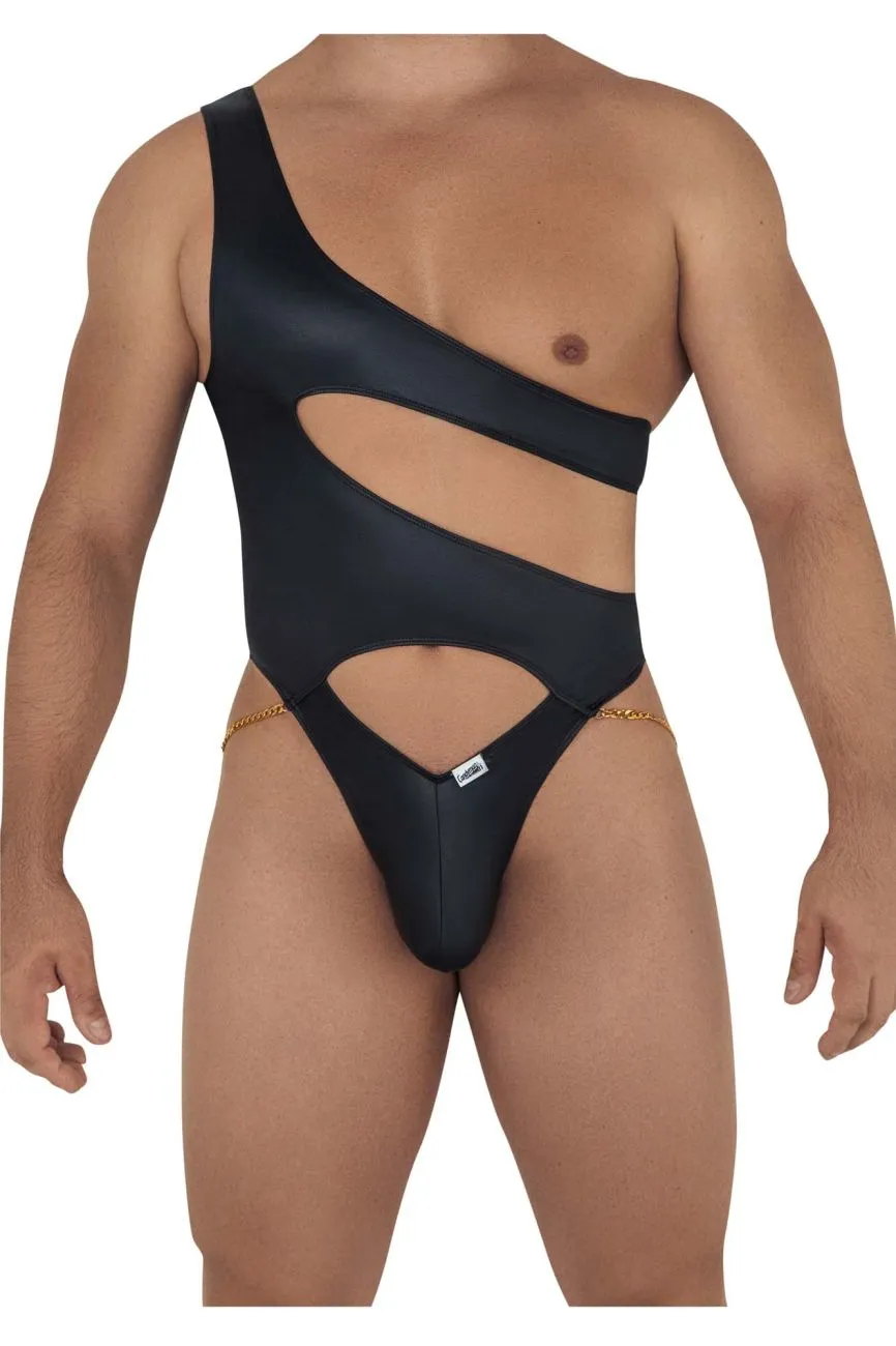 Bekleidung_Candyman_Herrenunterwäsche CandyMan 99597X Ein-Schulter-Body Farbe Schwarz