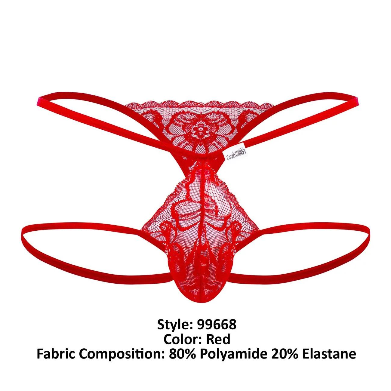 Bekleidung_Candyman_Herrenunterwäsche CandyMan 99668 Jockstrap-Tangas Farbe Rot