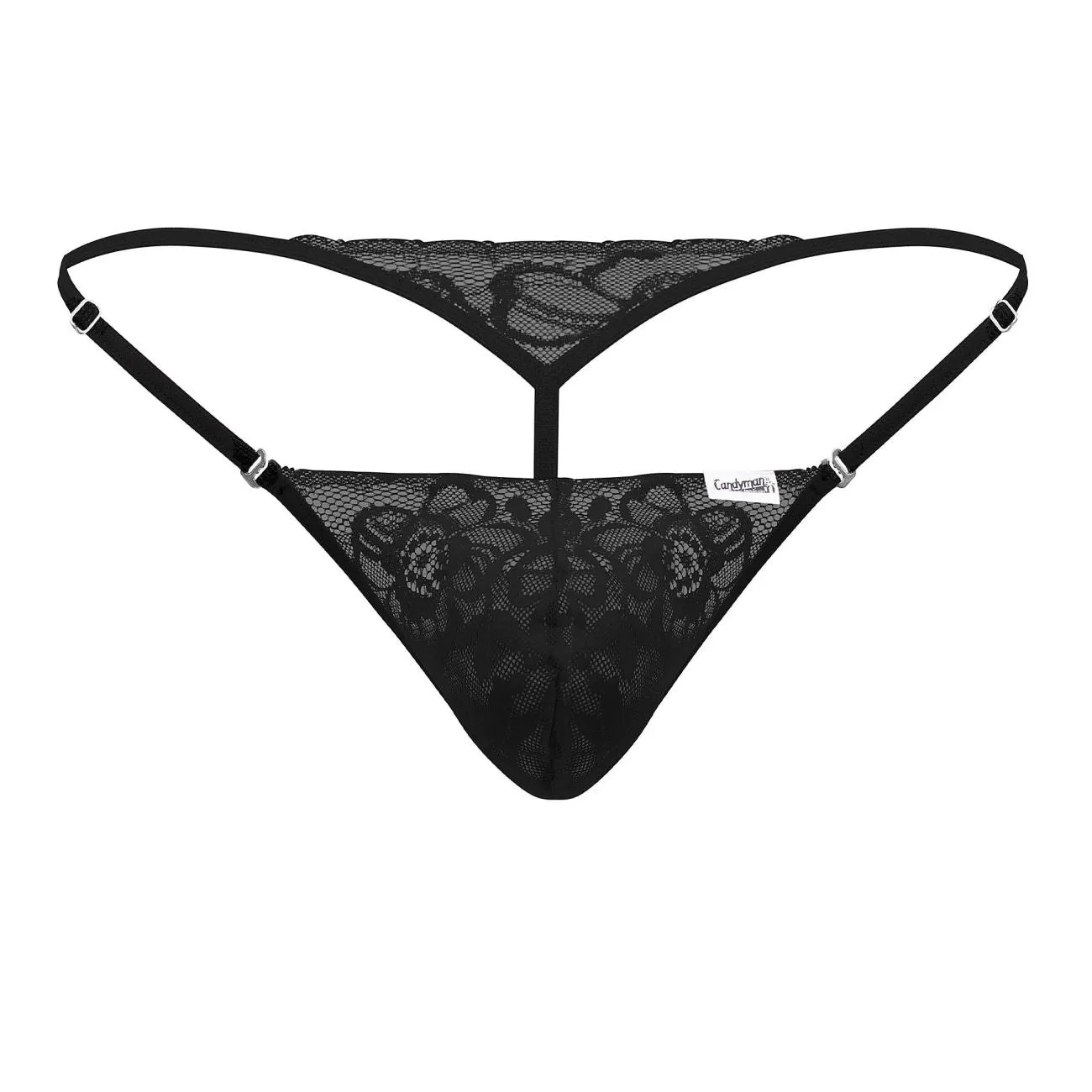Bekleidung_Candyman_Herrenunterwäsche CandyMan 99685 Spitzen-Tangas Farbe Schwarz