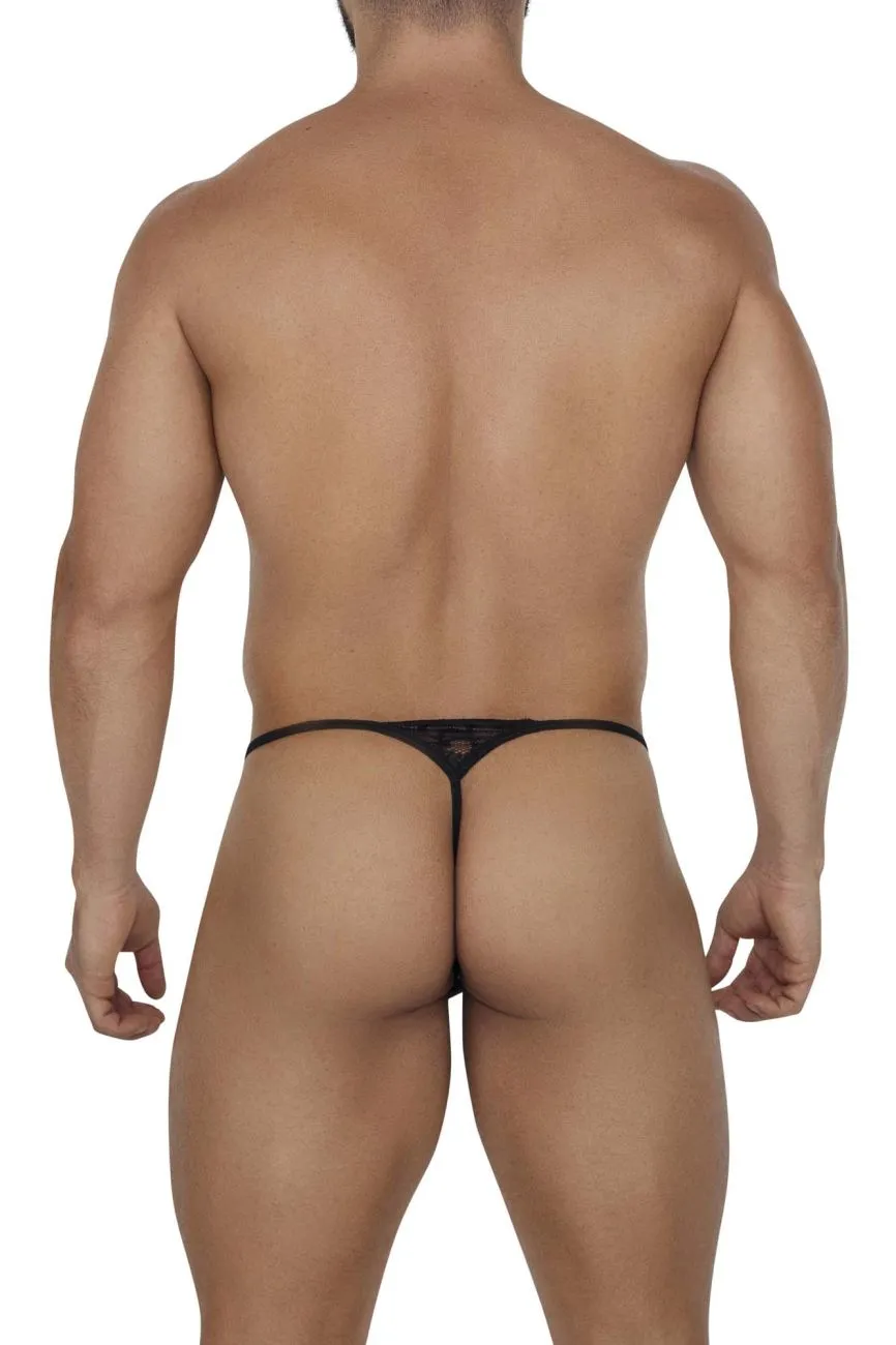 Bekleidung_Candyman_Herrenunterwäsche CandyMan 99685 Spitzen-Tangas Farbe Schwarz