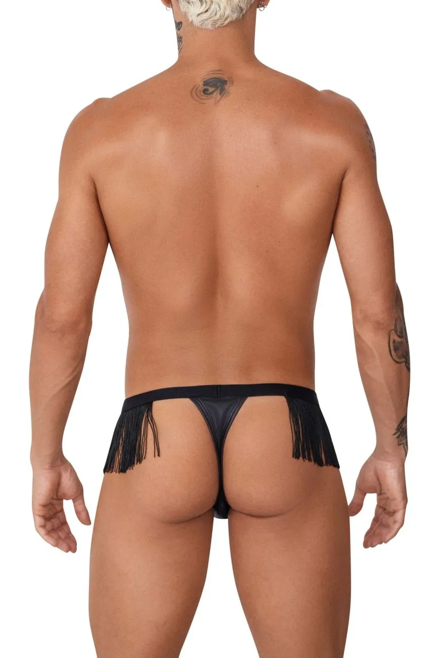 Bekleidung_Candyman_Herrenunterwäsche CandyMan 99754 Fransen Tangas Farbe Schwarz