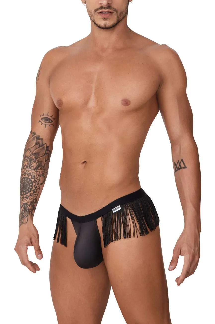 Bekleidung_Candyman_Herrenunterwäsche CandyMan 99754 Fransen Tangas Farbe Schwarz